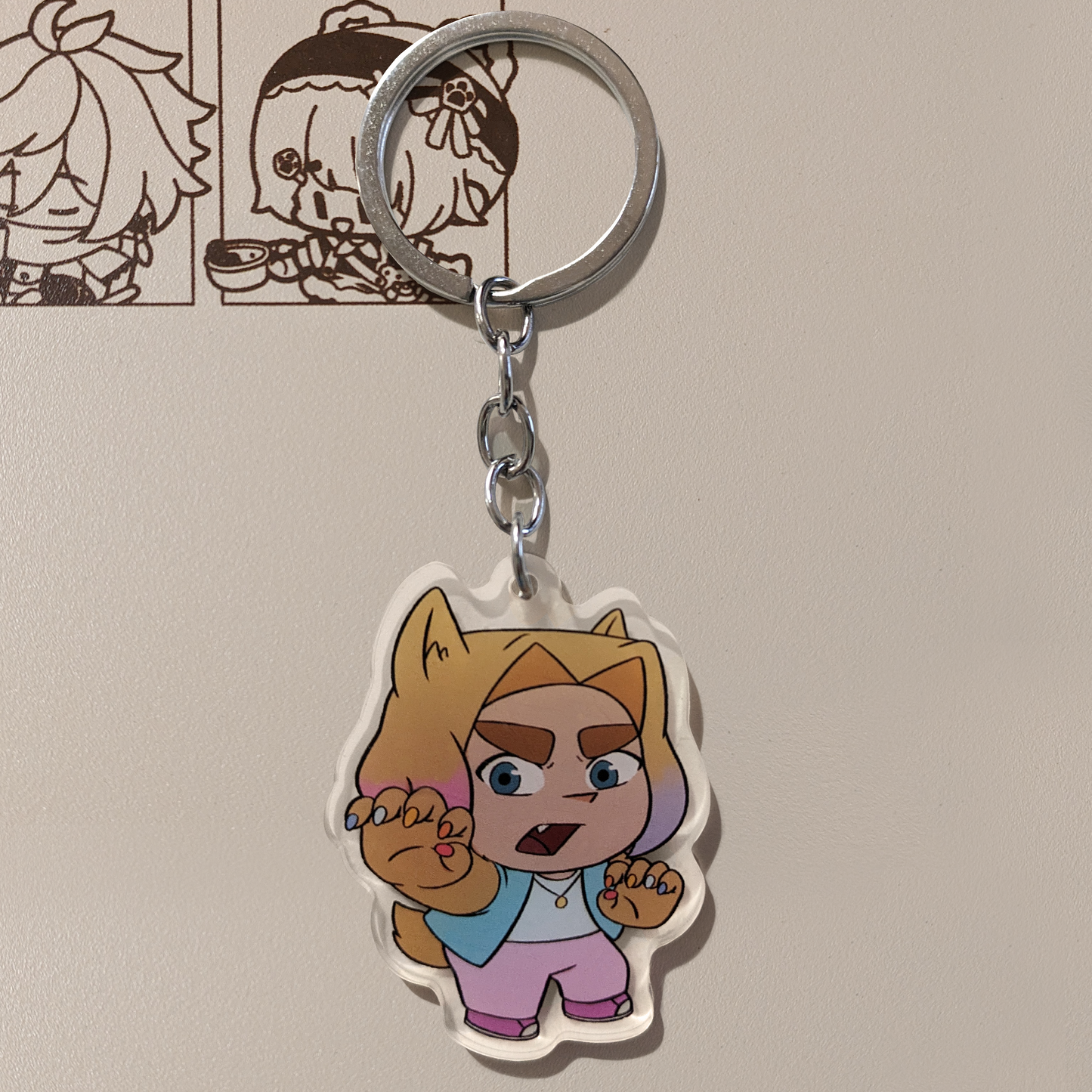 Battle Enid Keychain